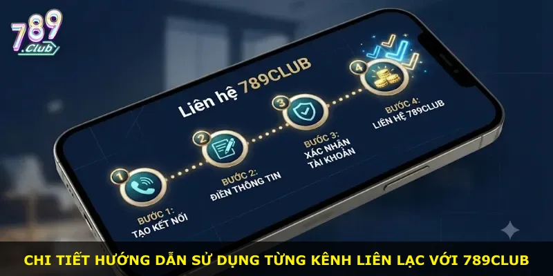 Chi tiết hướng dẫn sử dụng từng kênh liên lạc với 789Club