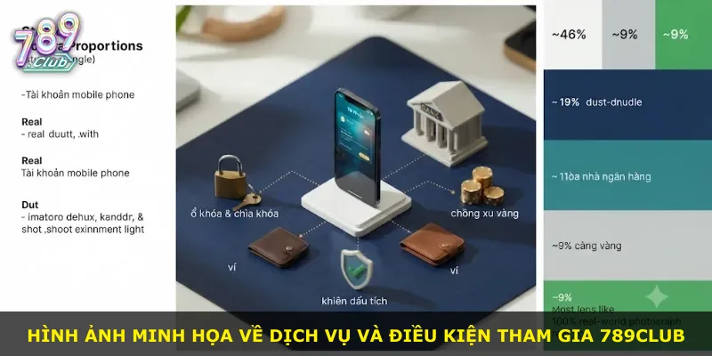 Hình ảnh minh họa về dịch vụ và điều kiện tham gia 789Club
